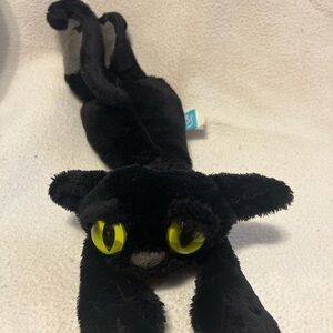 Black Stuffed Cat Plush Manhattan Toy